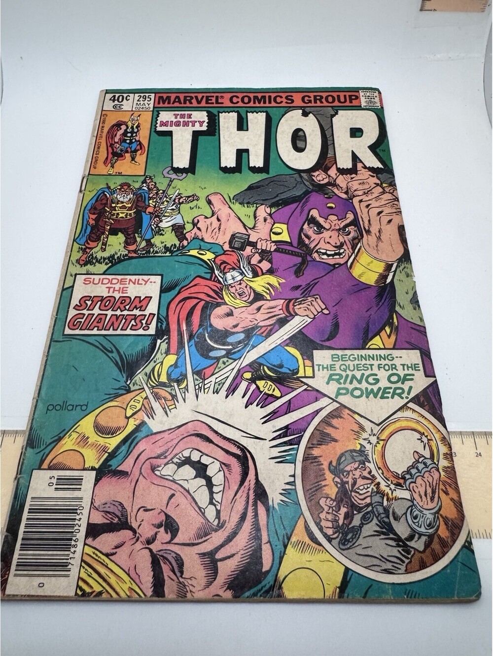 The Mighty Thor #295 Newsstand Variant (Marvel Comics May 1980)